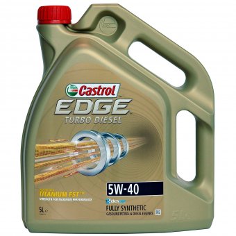ULEI CASTROL EDGE TURBO DIESEL  5W40  5L