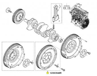 VOLANTA MASA DUBLA 03948R