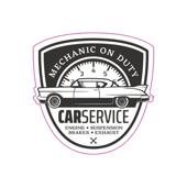 Abtibild TAG RETRO CAR SERVICE Cod: TAG 016 / T2