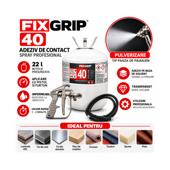 Adeziv contact spray profesional 40 butelie 22 l impermeabil aplicare pistol FIXGRIP