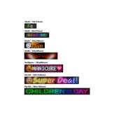 Afisaj LED programabil Eyes Devil, control Bluetooth si telecomanda, USB 5V, 192x898mm  Cod: FST-EY 1696