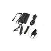 Alimentator laptop universal 100W 220V/12V + USB cu 8 mufe
