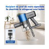 Aspirator vertical fara fir 200W 30 kPa cu ecran tactil LED si baterie 2000mAh Cod: BK00493
