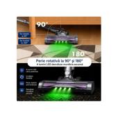 Aspirator vertical fara fir 300W 35 kPa cu baterie 2000mAh recipient 800ml si ecran tactil LED Cod: BK00492