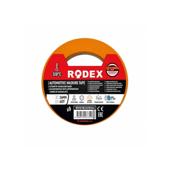 Banda de mascare auto rezistenta la temperaturi de pana la 120°C Rodex portocalie 48 mm x 40 m