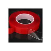 Banda dublu adeziva transparenta profesionala 20mm x 25 m  Cod: CDT2025