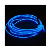 Banda led neon decorativ albastru 5 m 12V cu alimentator 220V inclus Cod: MIV