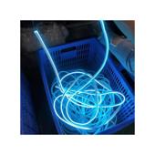 Banda led neon decorativ albastru 5 m 12V cu alimentator 220V inclus Cod: MIV