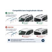 Bare portbagaj trans. aluminiu Mercedes Benz Viano (W639) MPV 2003-2014 116-120 cm Cod: KL1