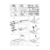 Bare portbagaj trans. aluminiu Mitsubishi Pajero Sport (Mk1) SUV 1996-2008 96-96 cm Cod: KL8
