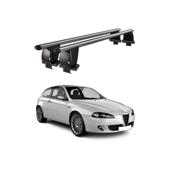 Bare portbagaj trans. aluminiu  Alfa Romeo 147 2000-2010 argintii sau negre Cod: CB200101 Kit-101