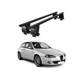 Bare portbagaj trans. aluminiu  Alfa Romeo 147 2000-2010 argintii sau negre Cod: CB200101 Kit-101