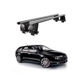 Bare portbagaj trans. aluminiu  Alfa Romeo 159 Sportcombi  2006-2013 argintii sau negre Cod: CB200101 Kit-109
