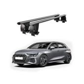 Bare transversale portbagaj auto aluminiu compatibile plafon neted Audi A3 8Y Sportback 2020-> argintii sau negre Cod: CB200101 Kit-105