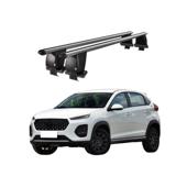 Bare transversale portbagaj auto aluminiu compatibile plafon neted Chery Tiggo 2 2016-> argintii sau negre Cod: CB200101 Kit-101