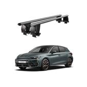 Bare transversale portbagaj auto aluminiu compatibile plafon neted Cupra Leon IV Mk4 2020-> argintii sau negre Cod: CB200101 Kit-101