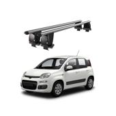 Bare transversale portbagaj auto aluminiu compatibile plafon neted Fiat Panda 319 2012-> argintii sau negre Cod: CB200101 Kit-101