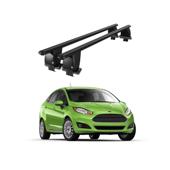 Bare transversale portbagaj auto aluminiu compatibile plafon neted Ford Fiesta VI 2013-2017 argintii sau negre Cod: CB200101 Kit-109