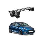 Bare transversale portbagaj auto aluminiu compatibile plafon neted Ford Fiesta VII ST-Line 2017-> argintii sau negre Cod: CB200101 Kit-109