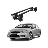Bare transversale portbagaj auto aluminiu compatibile plafon neted Honda Civic VIII Sedan 2006-2011 argintii sau negre Cod: CB200101 Kit-108