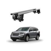 Bare transversale portbagaj auto aluminiu compatibile plafon neted Honda Pilot III 2016-> argintii sau negre Cod: CB200101 Kit-108
