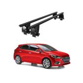 Bare transversale portbagaj auto aluminiu compatibile plafon neted Hyundai Accent V HC Sedan 2017-> argintii sau negre Cod: CB200101 Kit-102