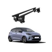 Bare transversale portbagaj auto aluminiu compatibile plafon neted Hyundai i10 AC3 2019-> argintii sau negre Cod: CB200101 Kit-108