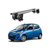 Bare transversale portbagaj auto aluminiu compatibile plafon neted Hyundai i10 PA 2007-2013 argintii sau negre Cod: CB200101 Kit-108