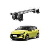 Bare transversale portbagaj auto aluminiu compatibile plafon neted Hyundai i20 BC3 2020-> argintii sau negre Cod: CB200101 Kit-108