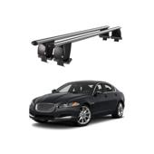 Bare transversale portbagaj auto aluminiu compatibile plafon neted Jaguar XF X250 2008-2015 argintii sau negre Cod: CB200101 Kit-101