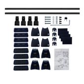 Bare transversale portbagaj auto aluminiu compatibile plafon neted Jaguar XF X250 2008-2015 argintii sau negre Cod: CB200101 Kit-101
