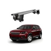 Bare transversale portbagaj auto aluminiu compatibile plafon neted Jeep Cherokee KL 2014-> argintii sau negre Cod: CB200101 Kit-103