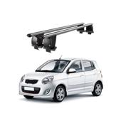 Bare transversale portbagaj auto aluminiu compatibile plafon neted Kia Picanto TA 2011-2017 argintii sau negre Cod: CB200101 Kit-108
