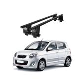 Bare transversale portbagaj auto aluminiu compatibile plafon neted Kia Picanto TA 2011-2017 argintii sau negre Cod: CB200101 Kit-108