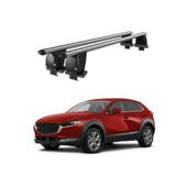 Bare transversale portbagaj auto aluminiu compatibile plafon neted Mazda CX-30 2019-> argintii sau negre Cod: CB200101 Kit-101