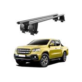 Bare transversale portbagaj auto aluminiu compatibile plafon neted Mercedes-Benz X-Class 470 2018-> argintii sau negre Cod: CB200101 Kit-102