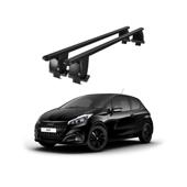 Bare transversale portbagaj auto aluminiu compatibile plafon neted Peugeot 208 2015-2019 argintii sau negre Cod: CB200101 Kit-109