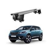 Bare transversale portbagaj auto aluminiu compatibile plafon neted Peugeot 5008 2017-2020 argintii sau negre Cod: CB200101 Kit-107