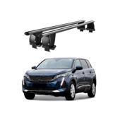 Bare transversale portbagaj auto aluminiu compatibile plafon neted Peugeot 5008 2021-> argintii sau negre Cod: CB200101 Kit-107