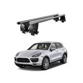 Bare transversale portbagaj auto aluminiu compatibile plafon neted Porsche Cayenne 92A 2011-2017 argintii sau negre Cod: CB200101 Kit-102
