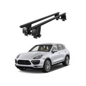Bare transversale portbagaj auto aluminiu compatibile plafon neted Porsche Cayenne 92A 2011-2017 argintii sau negre Cod: CB200101 Kit-102