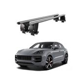 Bare transversale portbagaj auto aluminiu compatibile plafon neted Porsche Cayenne PO536 2017-> argintii sau negre Cod: CB200101 Kit-101