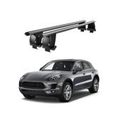 Bare transversale portbagaj auto aluminiu compatibile plafon neted Porsche Macan 95B 2013-> argintii sau negre Cod: CB200101 Kit-102