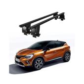 Bare transversale portbagaj auto aluminiu compatibile plafon neted Renault Captur 2019-> argintii sau negre Cod: CB200101 Kit-107