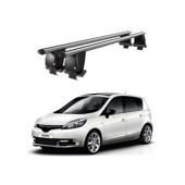 Bare transversale portbagaj auto aluminiu compatibile plafon neted Renault Grand Scenic 2013-2016 argintii sau negre Cod: CB200101 Kit-103