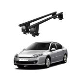 Bare transversale portbagaj auto aluminiu compatibile plafon neted Renault Laguna III 2008-> argintii sau negre Cod: CB200101 Kit-101