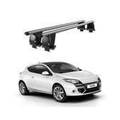 Bare transversale portbagaj auto aluminiu compatibile plafon neted Renault Megane Coupe 2009-> argintii sau negre Cod: CB200101 Kit-103