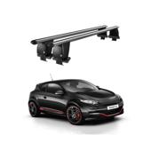 Bare transversale portbagaj auto aluminiu compatibile plafon neted Renault Megane III Sportourer Combi 2009-2016 argintii sau negre Cod: CB200101 Kit-105