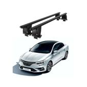 Bare transversale portbagaj auto aluminiu compatibile plafon neted Renault Megane IV Grand Coupe 2017-> argintii sau negre Cod: CB200101 Kit-105