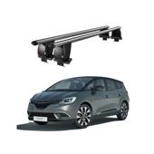 Bare transversale portbagaj auto aluminiu compatibile plafon neted Renault Scenic 2017-> argintii sau negre Cod: CB200101 Kit-105